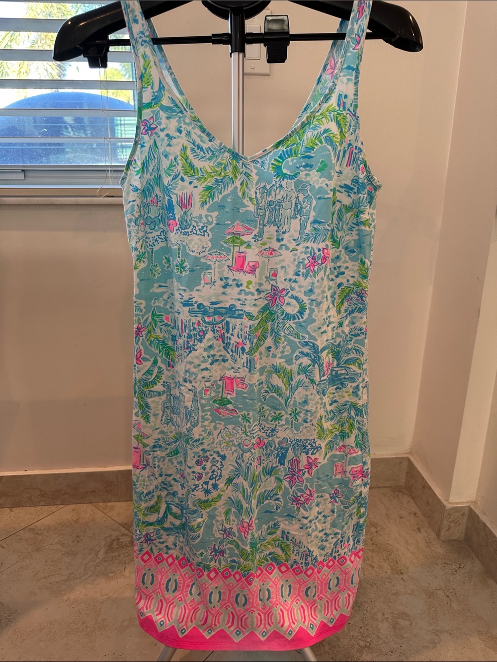 Lilly Pulitzer "Shorely Blue Gypsea Girl" Bay Dress